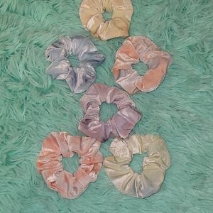 Hand Dyed Velvet Scrunchies